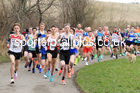 Senior men and veteran men over-40s NECAA Road Relay Champs., Hetton Lyons Park, Hetton le Hole, County Durham. Photo: David T. Hewitson/Sports for All Pics